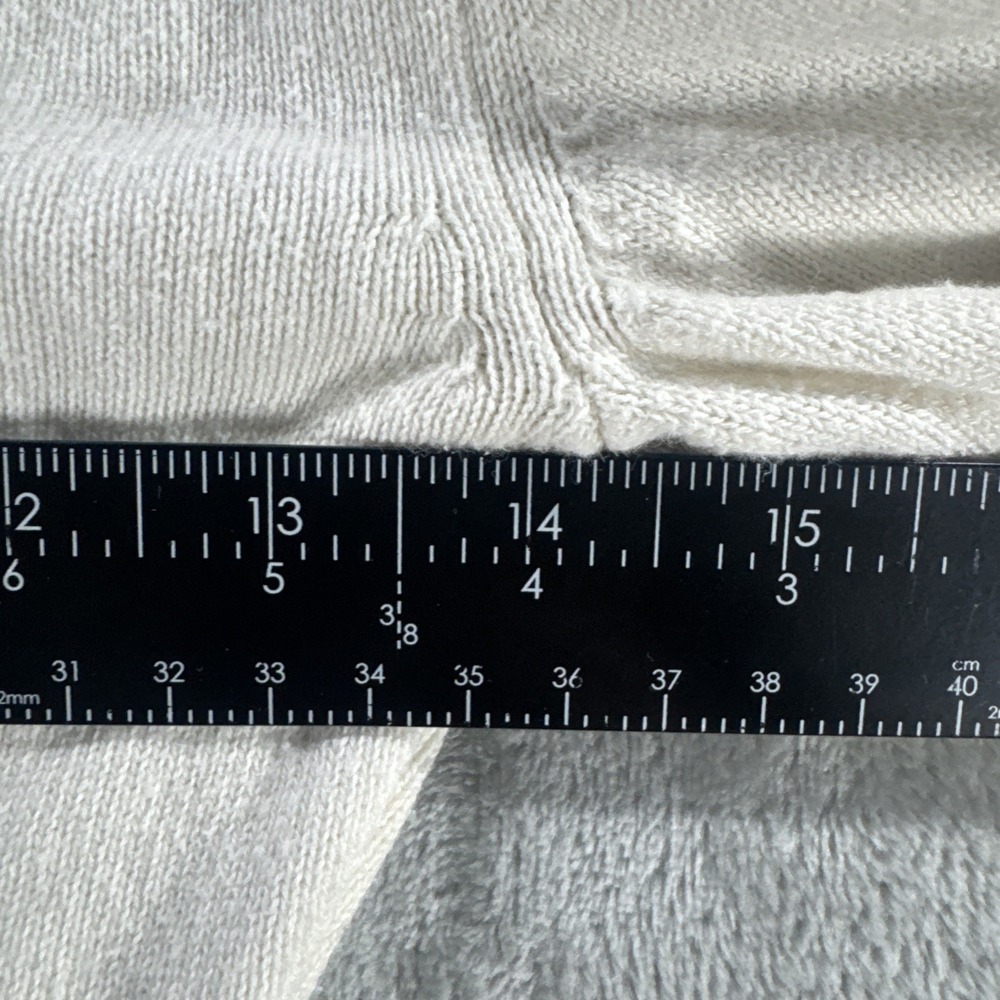 Hollister Babydoll‎ Top Sweater Women's XS White Cream Y2K Bella Swan 2000s - Picture 14 of 16